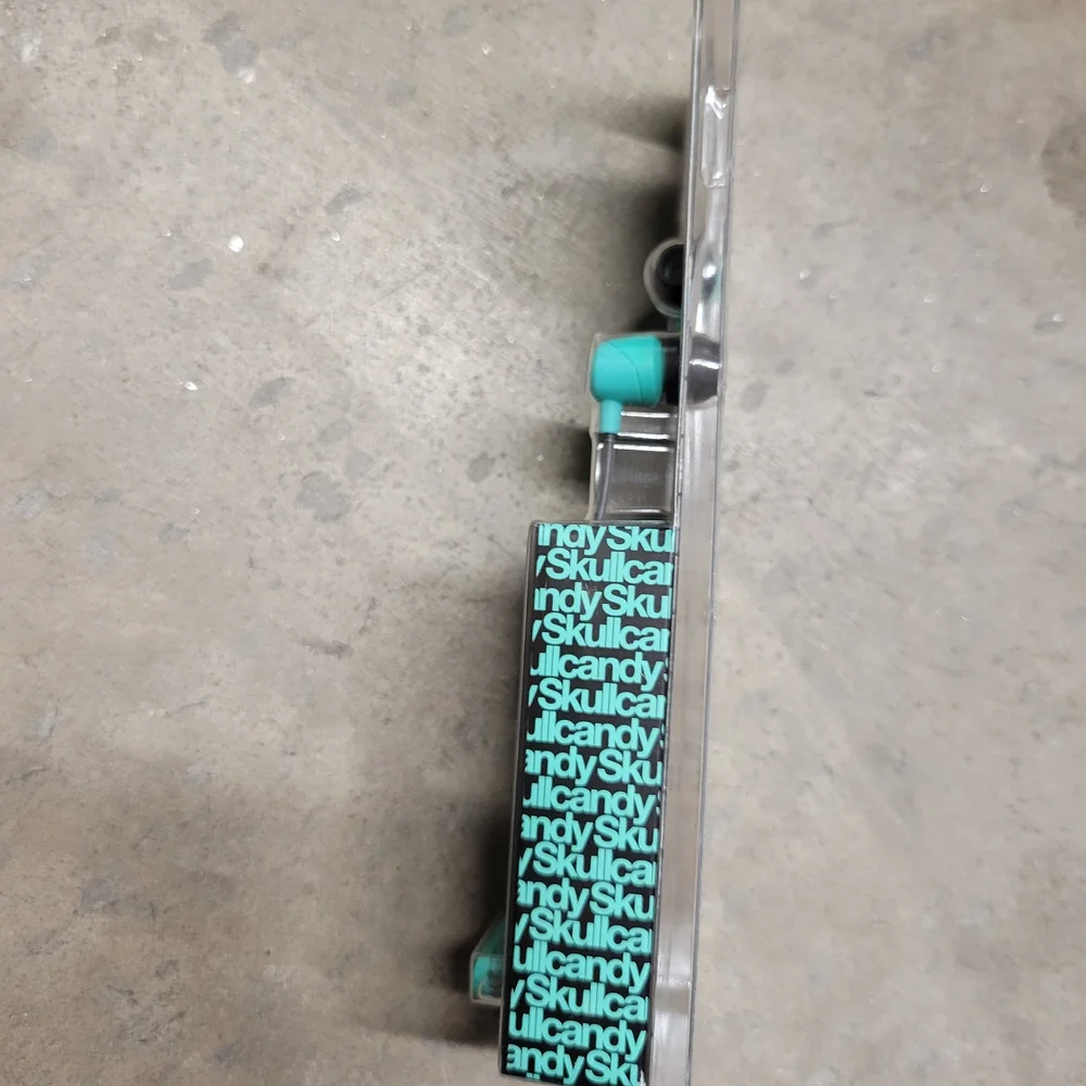 Skullcandy Teal Wired Earbuds with Microphone